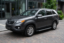 Kia Sorento II XM 2009–2014 Stranske stopnice Duru (2 kos, aluminij) fotografija 1