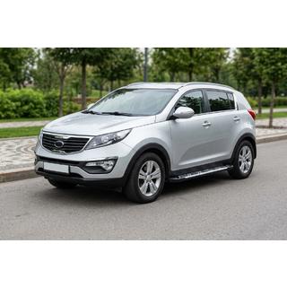 Stranske stopnice Sunrise (2 kos, aluminij) Kia Sportage 2010–2015 fotografija 1