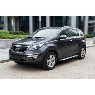 Stranski pragovi Line (2 kos, aluminij) Kia Sportage 2010–2015 fotografija 1