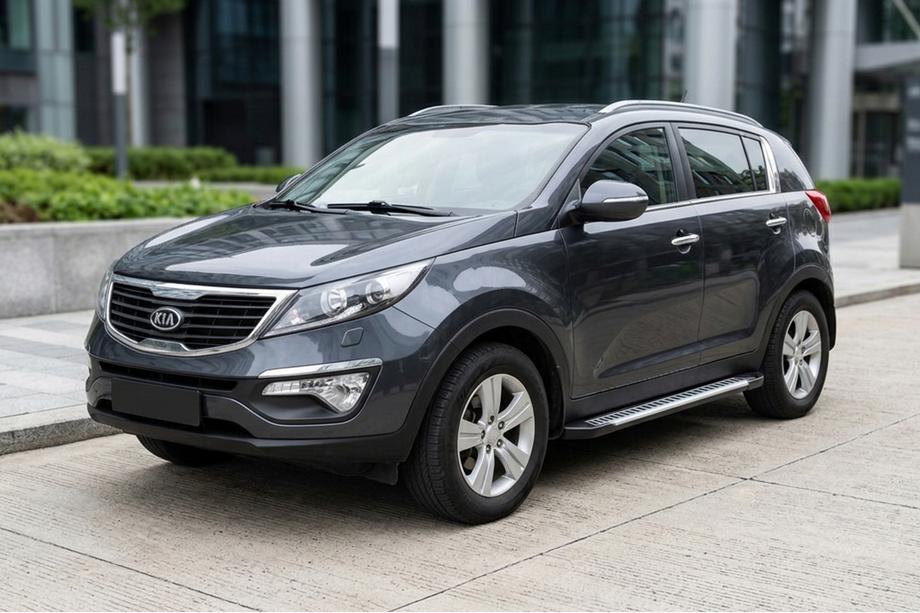 Kia Sportage 2010–2015 Stranski pragovi Line (2 kos, aluminij) Image
