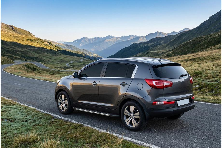 Kia Sportage 2010–2015 Bočne stopnice Duru (2 kosa, aluminij) Image