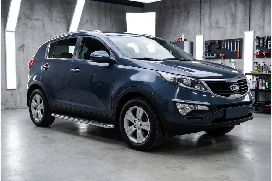 Kia Sportage 2010–2015 Stranske stopnice Maydos V1 (2 kosa, aluminij) Image
