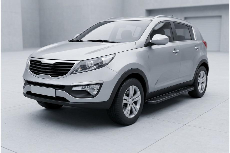 Kia Sportage 2010–2015 Bočne stopnice Bosphorus Black (2 kos, aluminij) Image