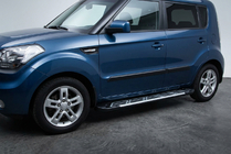 Kia Soul I 2008–2013 Stranske stopnice Sunrise (2 kos, aluminij) fotografija 1