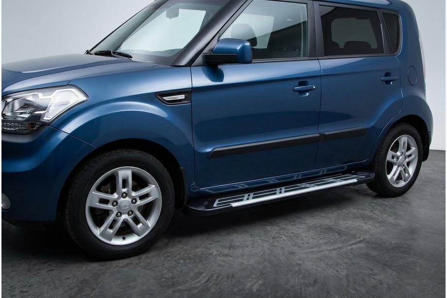 Kia Soul I 2008–2013 Stranske stopnice Sunrise (2 kos, aluminij) Image