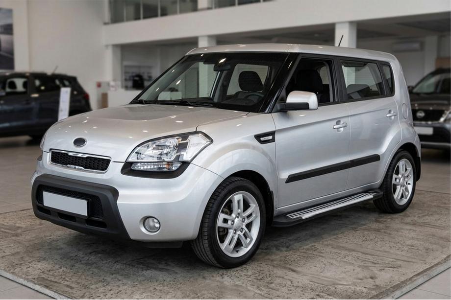Kia Soul I 2008–2013 Stranski pragovi Line (2 kos, aluminij) Image