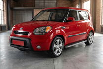 Kia Soul I 2008–2013 Stranski pragovi Maydos V1 (2 kos, aluminij ↗ nerjaveče jeklo) fotografija 1