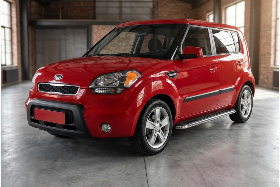 Kia Soul I 2008–2013 Stranski pragovi Maydos V1 (2 kos, aluminij ↗ nerjaveče jeklo) Image