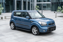 Kia Soul I 2008–2013 Bočne stopnice Bosphorus Black (2 kos, aluminij) fotografija 1