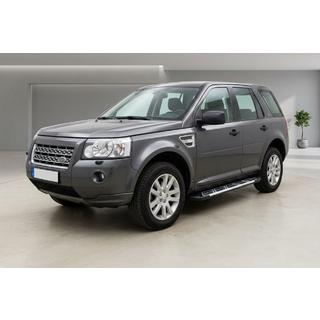 Stranske stopnice Sunrise (2 kos, aluminij) Land Rover Freelander II 2006–2014 fotografija 1