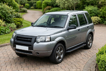 Land Rover Freelander I 1997–2006 Bočne stopnice Allmond Black (2 kosa, aluminij) fotografija 1