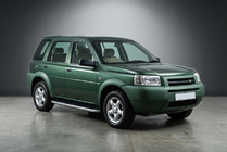 Land Rover Freelander I 1997–2006 Stranske stopnice Tayga Grey (2 kos, aluminij) fotografija 1
