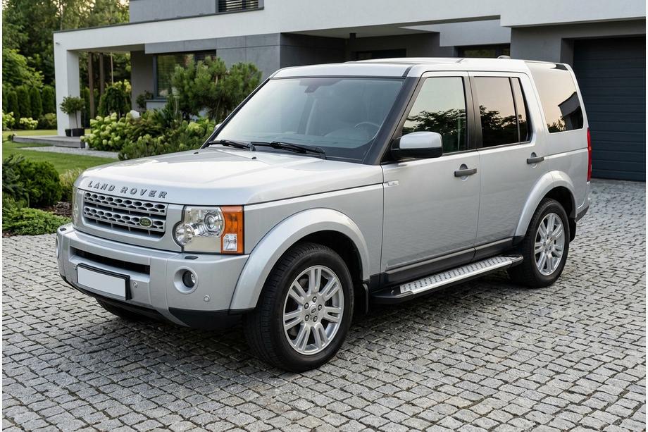 Land Rover Discovery III 2004–2009 Stranske stopnice Allmond Grey (2 kosa, aluminij) Image