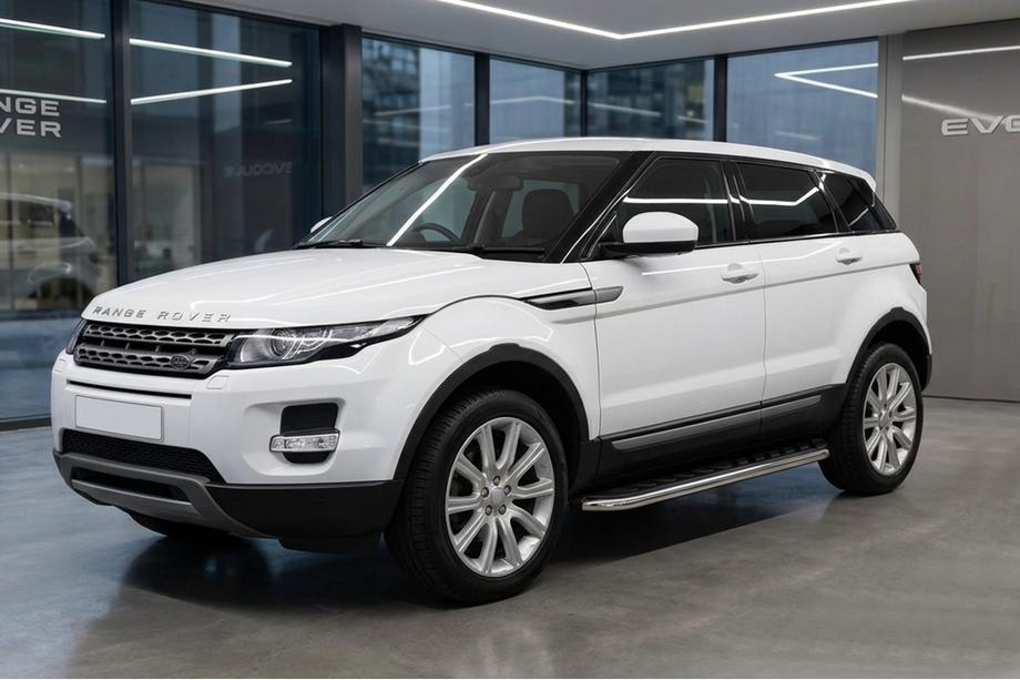 Range Rover Evoque 2012–2018 Stranski pragovi Maydos V1 (2 kos, aluminij ↗ nerjaveče jeklo) Image