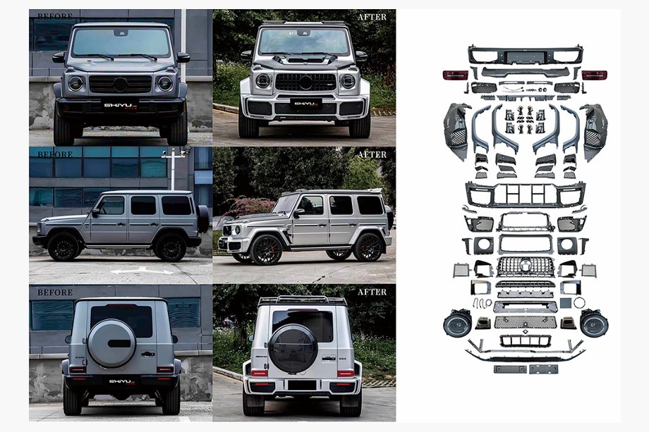 Mercedes G-Class W463 2018–2024 Restyling komplet za W465 2025 BRB Image