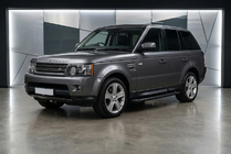 Range Rover Sport 2005–2013 Bočne stopnice Allmond Black (2 kosa, aluminij) fotografija 1