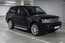 Range Rover Sport 2005–2013 Stranski pragovi Line (2 kos, aluminij) fotografija 1