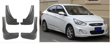 Hyundai Accent 2011–2017 Blatne zavesice Premium V2 (4 kosi) fotografija 2