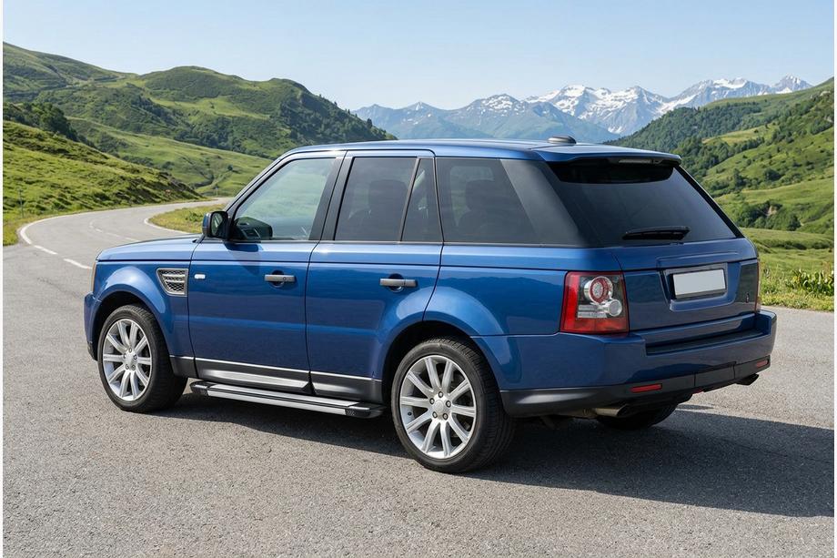 Range Rover Sport 2005–2013 Stranske stopnice Rainbow (2 kos, aluminij) Image