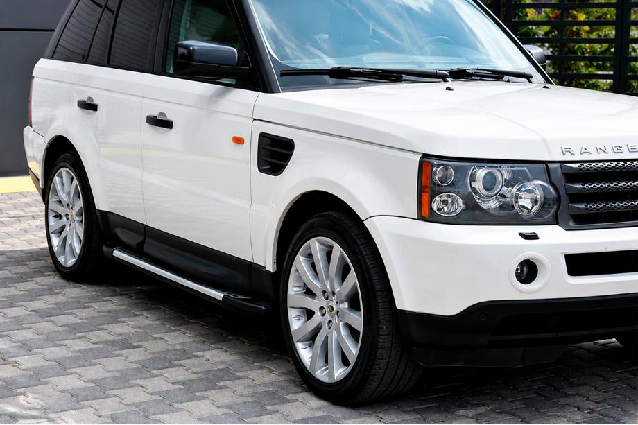 Range Rover Sport 2005–2013 Stranske stopnice Allmond Grey (2 kosa, aluminij) Image