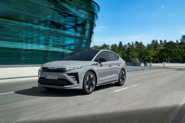 Test Skoda Enyaq Coupe RS 2025: športni električni kupe po prenovi