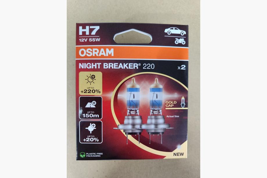 Osram H7 60/55W Night Breaker Laser +220% žarnica za žaromet Image