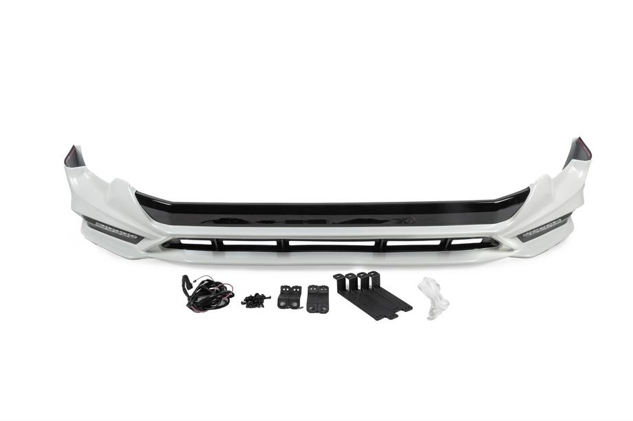 Toyota Land Cruiser Prado 150 2009–2023 Lip spojler sprednjega odbijača TRD (2017-) Bela barva Fotografija 6
