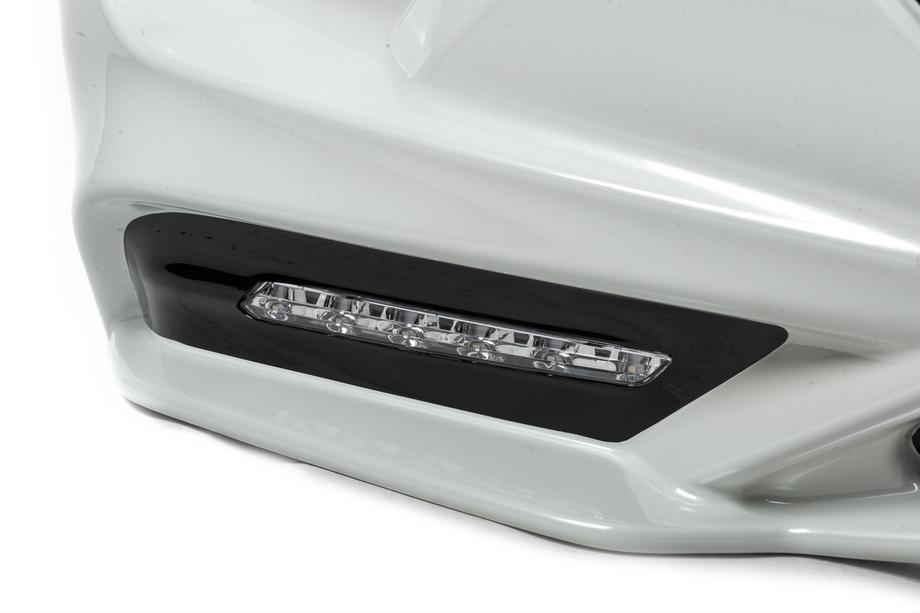 Toyota Land Cruiser Prado 150 2009–2023 Lip spojler sprednjega odbijača TRD (2017-) Bela barva Fotografija 10