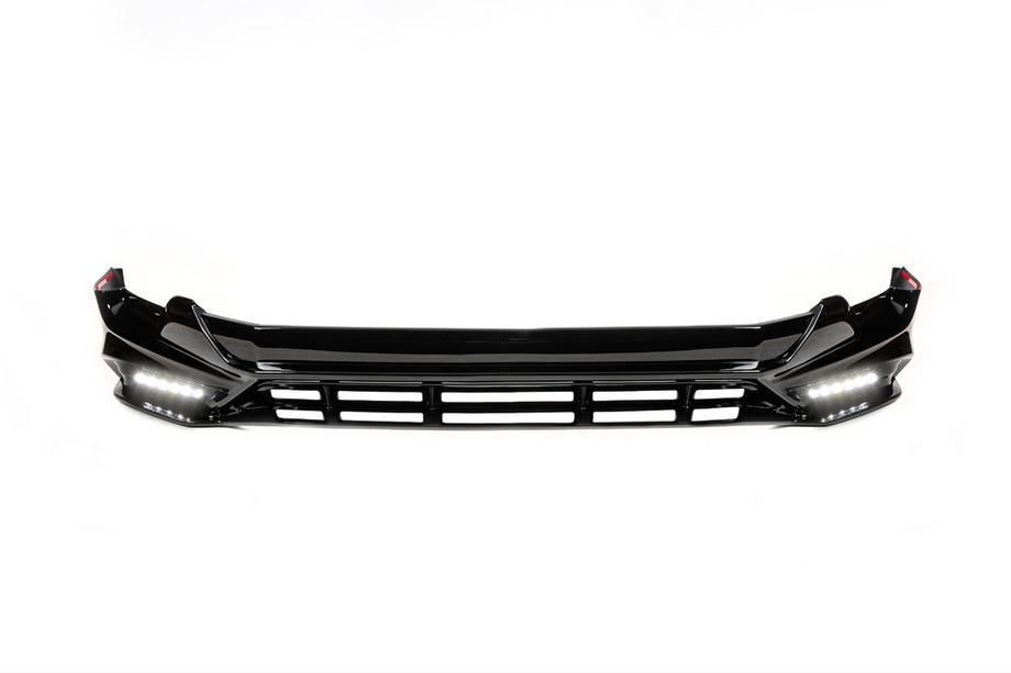 Toyota Land Cruiser Prado 150 2009–2023 Lip spojler sprednjega odbijača TRD (2017-) Bela barva Fotografija 5
