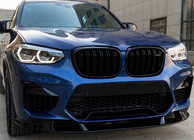 BMW X3 G01 2018– Sprednji lip spojler 3D (za F97 2018-2022, črna visok sijaj) fotografija 1
