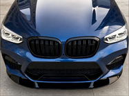 BMW X3 G01 2018– Sprednji lip spojler 3D (za F97 2018-2022, črna visok sijaj) fotografija 2