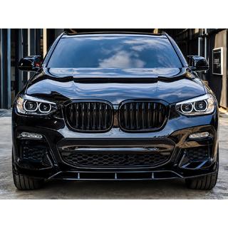 Sprednji 3D lip spojler (za M-Sport 2018-2022, sijajno črna) fotografija 1