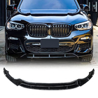 BMW X4 G02 2018– Sprednji 3D lip spojler (za M-Sport 2018-2022, sijajno črna) fotografija 8
