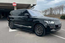 Range Rover IV L405 2013–2021 Bočne stopnice Bosphorus Black (2 kos, aluminij) fotografija 2