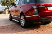 Range Rover IV L405 2013–2021 Stranske stopnice tipa X5 (2 kosa, aluminij) fotografija 1