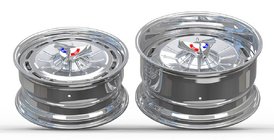 Chevrolet Bel Air 1961–1964 Kovana OEM platišča R18 R20 (4 kosi) fotografija 13