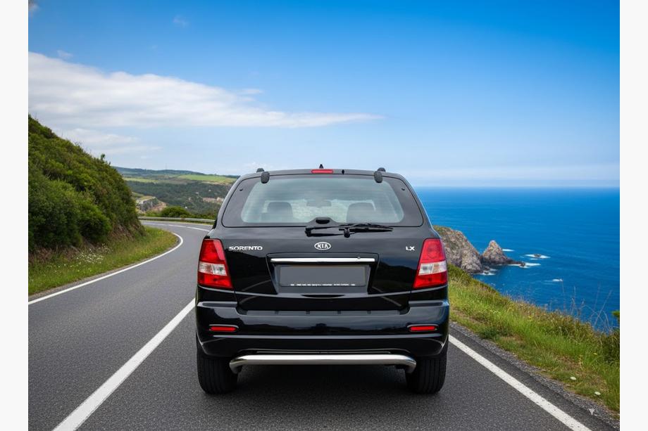 Kia Sorento I BL 2002–2009 Zadnji zaščitni lok AK012 (nerjaveče jeklo) Image