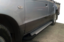 Mazda BT-50 2007–2012 Stranske stopnice tipa X5 (2 kosa, aluminij) fotografija 1
