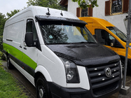 Volkswagen Crafter 2006–2016 Deflektor za vetrobransko steklo V-4 (črn visok sijaj, 5 mm) fotografija 1