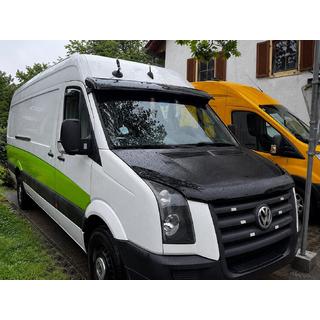 Deflektor za vetrobransko steklo V-4 (črn visok sijaj, 5 mm) Volkswagen Crafter 2006–2016 fotografija 1