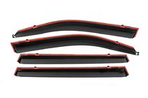 Toyota Land Cruiser 200 2007–2021 Vetrni deflektorji oken s kromirano letvijo Niken Luxury (4 kosi) fotografija 7