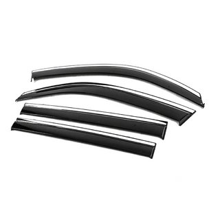 Vetrni deflektorji oken s kromirano letvijo Niken Luxury (4 kosi) Toyota Land Cruiser 200 2007–2021 fotografija 3
