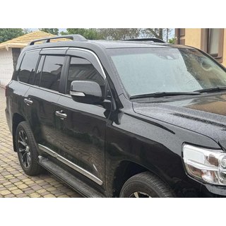 Vetrni deflektorji oken s kromirano letvijo Niken Luxury (4 kosi) Toyota Land Cruiser 200 2007–2021 fotografija 1