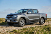 Mazda BT-50 2012– Bočne stopnice Allmond Black (2 kosa, aluminij) fotografija 1