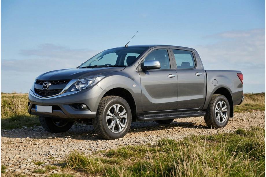 Mazda BT-50 2012– Bočne stopnice Allmond Black (2 kosa, aluminij) Image