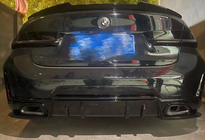 BMW serija 3 G20/G21 2018– Difuzor zadnjega odbijača (za M-Sport 2023+, ABS) fotografija 1