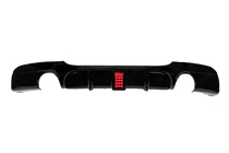 BMW serija 3 E90/E91 2005–2011 Difuzor zadnjega odbijača za obojestranski enojni izpuh z LED (za M-Sport, ABS) fotografija 1