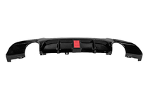 BMW serija 3 E90/E91 2005–2011 Difuzor zadnjega odbijača za obojestranski enojni izpuh z LED (za M-Sport, ABS) fotografija 4