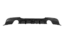 BMW serija 3 E90/E91 2005–2011 Difuzor zadnjega odbijača za obojestranski enojni izpuh z LED (za M-Sport, ABS) fotografija 5