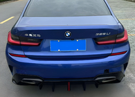 BMW serija 3 G20/G21 2018– Difuzor zadnjega odbijača B-Style LED (za M-Sport 2018-2022, ABS) fotografija 1